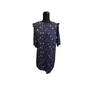 Sugarhill Boutique Multi-Coloured Heart Shift Dress